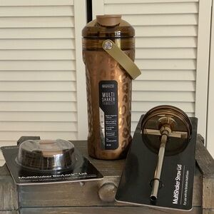 Brumate - Multishaker - 26oz Leopard Brown W/ extra straw and lid *NEW in box*
